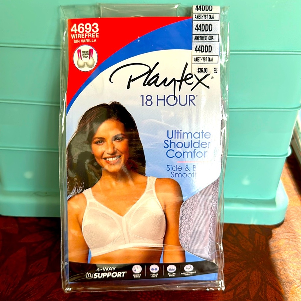 Playtex 18 hour ultra comfort bra size 44DDD - 4693